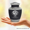 Small Cockapoo Pet Cremation Urn - Ebony Black