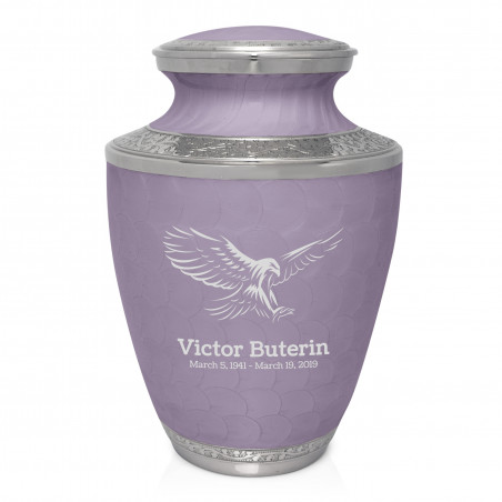 Eagle Cremation Urn - Regal Purple