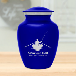 Fisherman Boat Sharing Urn - Midnight Blue