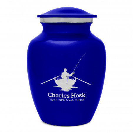 Fisherman Boat Sharing Urn - Midnight Blue