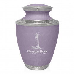 Lighthouse Cremation Urn - Regal Purple