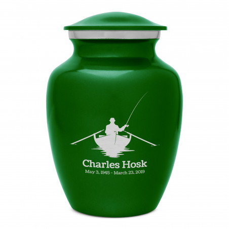 Fisherman Boat Sharing Urn - Shamrock Green