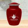 Fisherman Boat Sharing Urn - Ruby Red