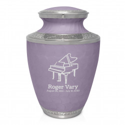 Piano Cremation Urn - Regal Purple
