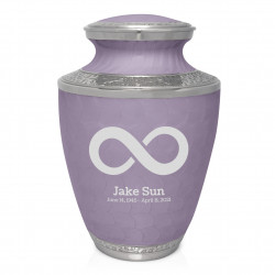 Infinity Cremation Urn - Regal Purple