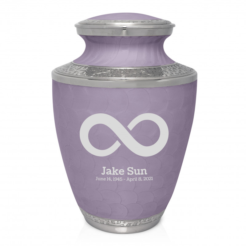 Infinity Cremation Urn - Regal Purple
