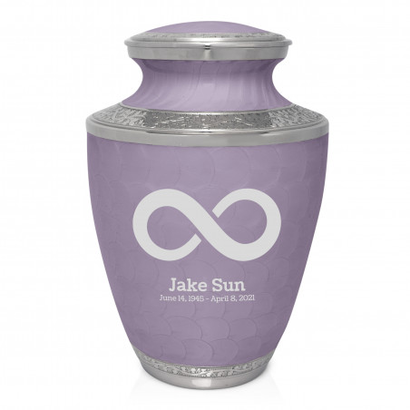 Infinity Cremation Urn - Regal Purple