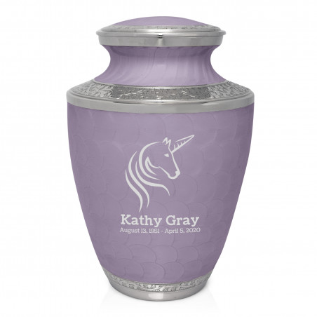 Unicorn Cremation Urn - Regal Purple