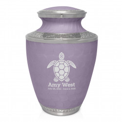 Sea Turtle Cremation Urn - Regal Purple