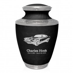 Muscle Car Cremation Urn - Ebony Black