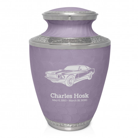 Muscle Car Cremation Urn - Regal Purple