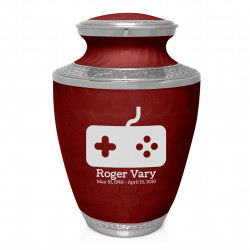 Gaming Cremation Urn - Rose Red