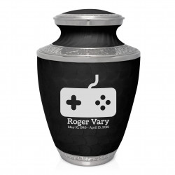 Gaming Cremation Urn - Ebony Black