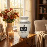 Gaming Cremation Urn - Radiant White