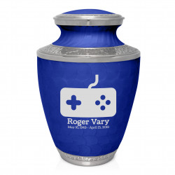Gaming Cremation Urn - Royal Blue