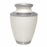 Wolf Cremation Urn - Radiant White