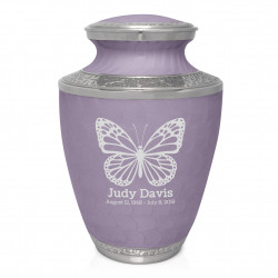 Butterfly Cremation Urn - Regal Purple