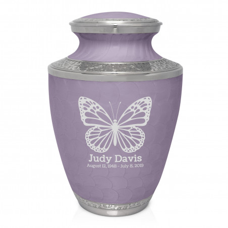 Butterfly Cremation Urn - Regal Purple