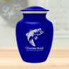 Bass Fishing Sharing Urn - Midnight Blue