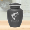 Bass Fishing Sharing Urn - Gunmetal Gray