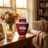 Classic Car Cremation Urn - Rose Red