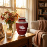 Cruise Ship Cremation Urn - Rose Red