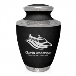 Cruise Ship Cremation Urn - Ebony Black
