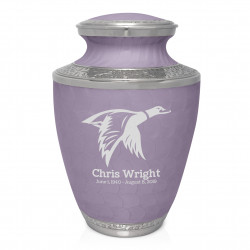 Duck Cremation Urn - Regal Purple