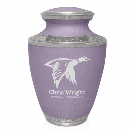 Duck Cremation Urn - Regal Purple