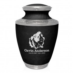 Guinea Pig Cremation Urn - Ebony Black