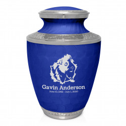 Guinea Pig Cremation Urn - Royal Blue