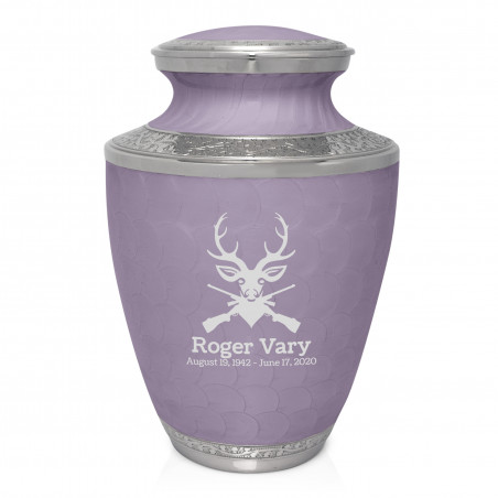 Deer Hunter Cremation Urn - Regal Purple