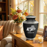 Bulldozer Cremation Urn - Ebony Black