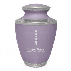 Motorcycle Gears Cremation Urn - Regal Purple