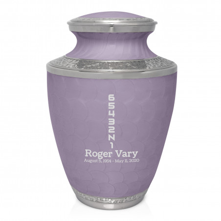 Motorcycle Gears Cremation Urn - Regal Purple