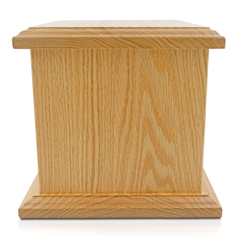 Cross Cremation Urn - Prestige Oak