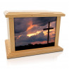 Cross Cremation Urn - Prestige Oak
