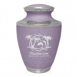 Endless Summer Sunset Cremation Urn - Regal Purple