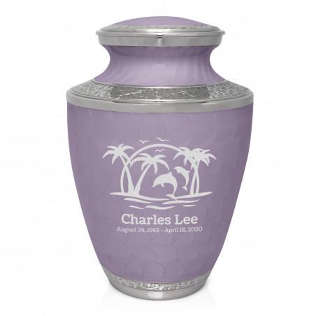 Endless Summer Sunset Cremation Urn - Regal Purple