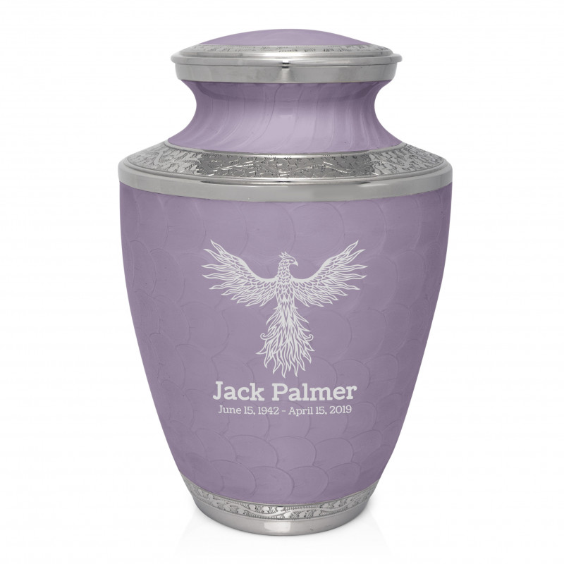 Phoenix Cremation Urn - Regal Purple