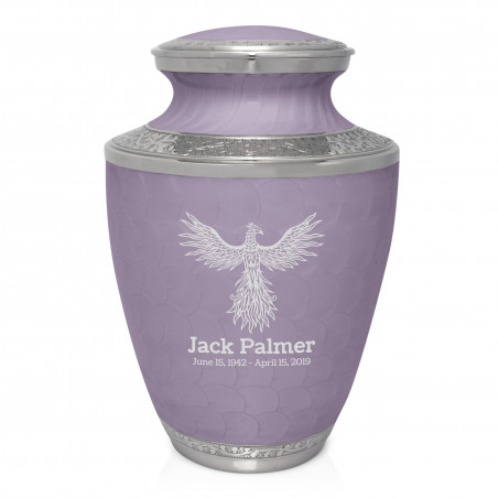 Phoenix Cremation Urn - Regal Purple