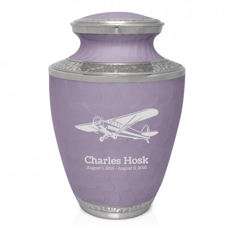 Airplane II Cremation Urn - Regal Purple