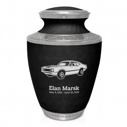 Muscle Car II Cremation Urn - Ebony Black