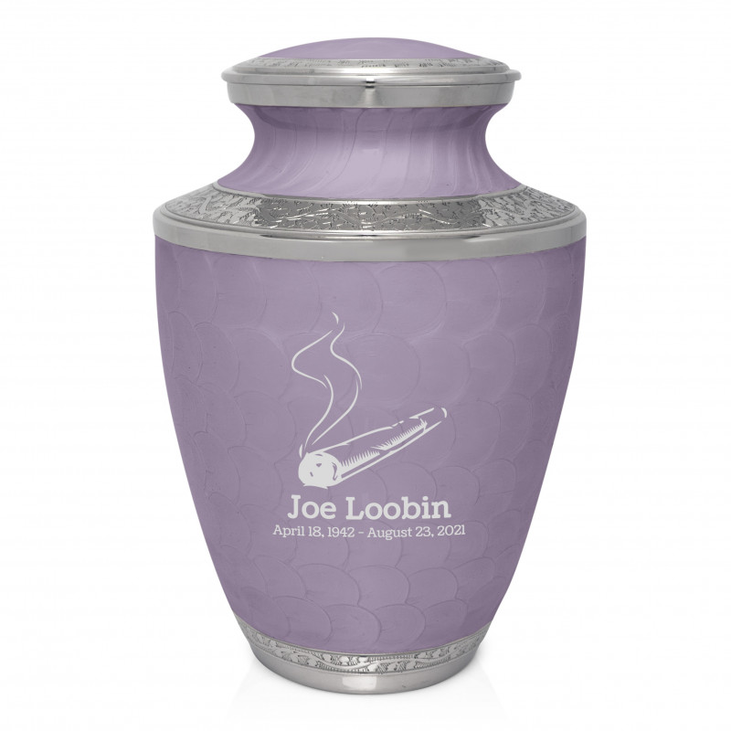 Marijuana Joint Cremation Urn - Regal Purple