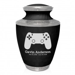 Gaming Controller Cremation Urn - Ebony Black