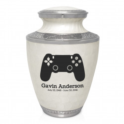 Gaming Controller Cremation Urn - Radiant White