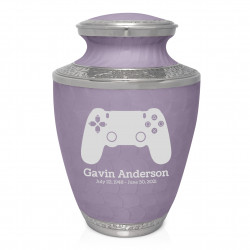 Gaming Controller Cremation Urn - Regal Purple
