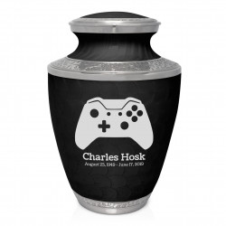 Wireless Controller Cremation Urn - Ebony Black