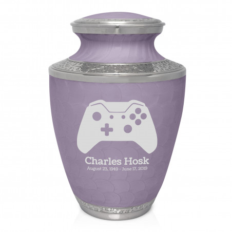 Wireless Controller Cremation Urn - Regal Purple