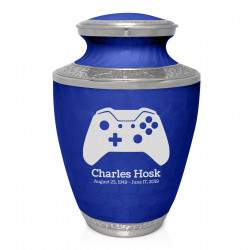 Wireless Controller Cremation Urn - Royal Blue